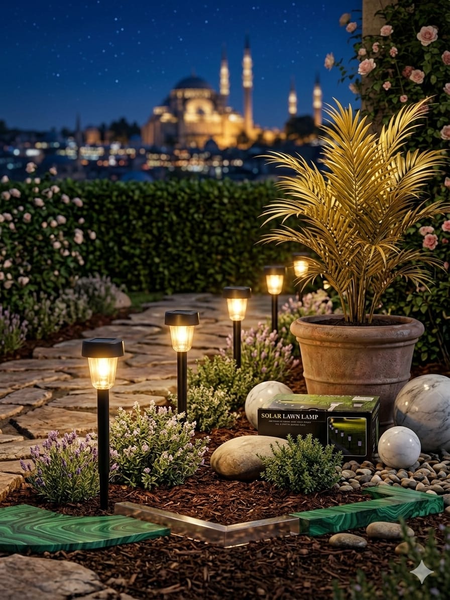 DALYAN KAZIKLI BAHÇE LAMBASI PLASTİK  GÖVDE  PK:12 KL:360